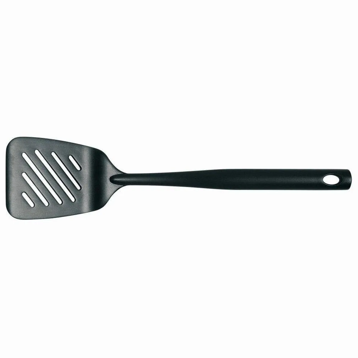 Brabantia Pfannenwender Basic Black Line Groß, perforierte Oberfläche, hitzebeständig, spülmaschinenfest