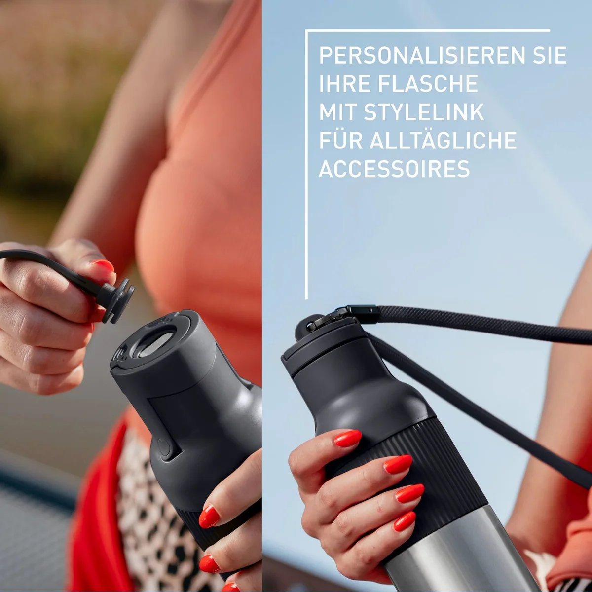 Emsa beYou Isolierflasche, 100% auslaufsicher, Flip-Verschluss, spülmaschinengeeignet 4