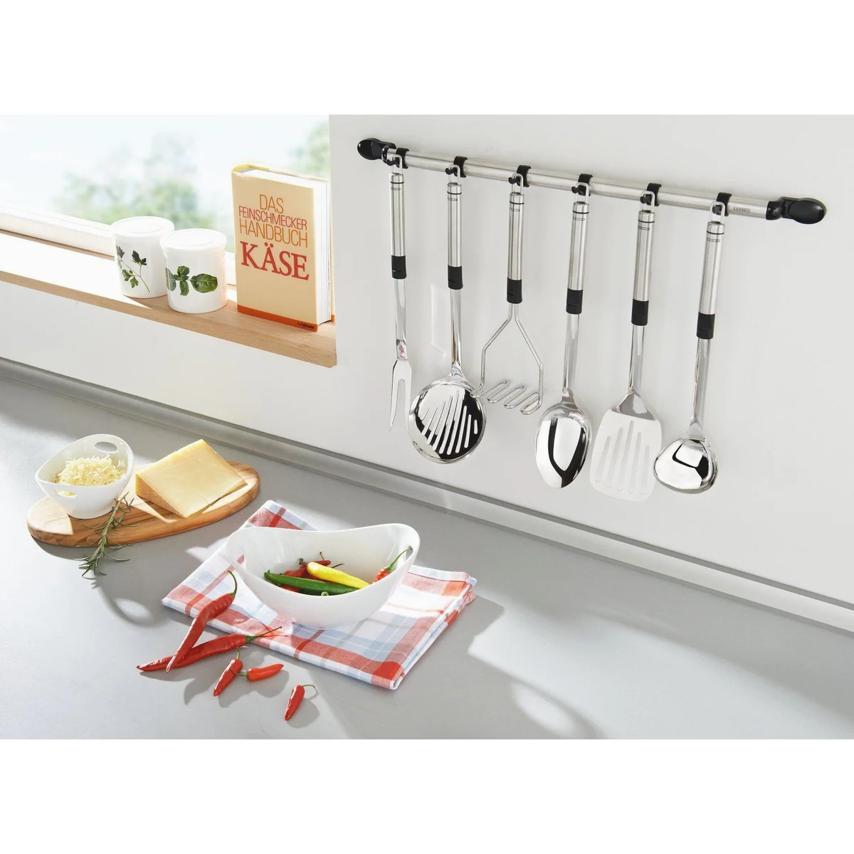 Leifheit Pfannenwender Edelstahl, ergonomischer Griff, praktische Aufhängeöse 4