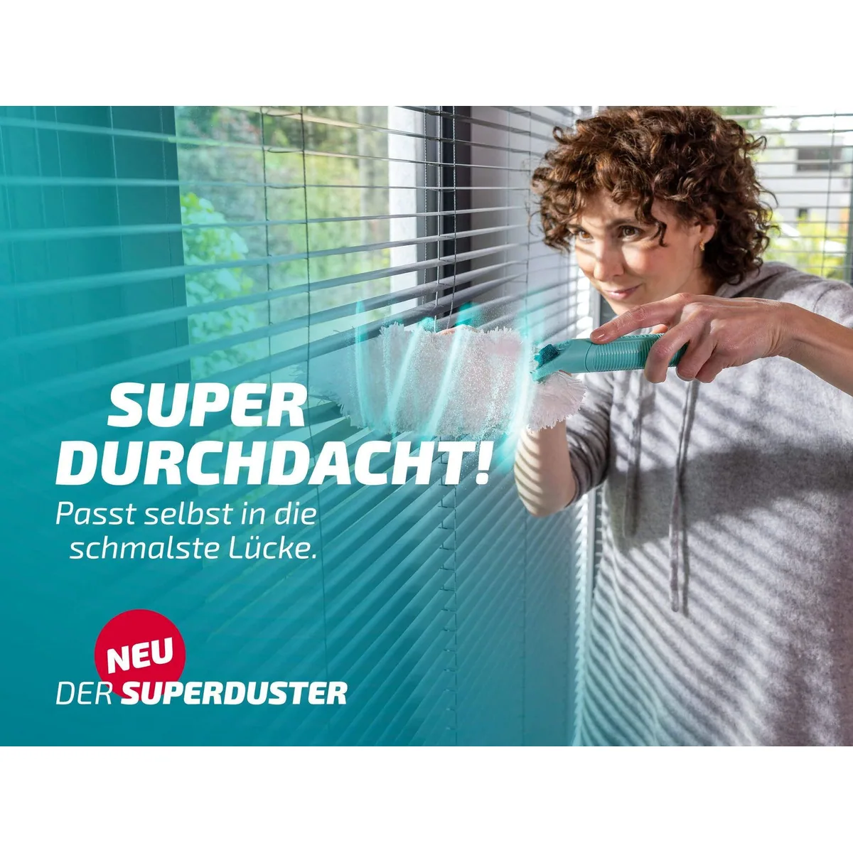 Leifheit SUPERDUSTER Staubbezug, waschbar und langlebig, 360°-Mikrofaser — 2er-Set 3