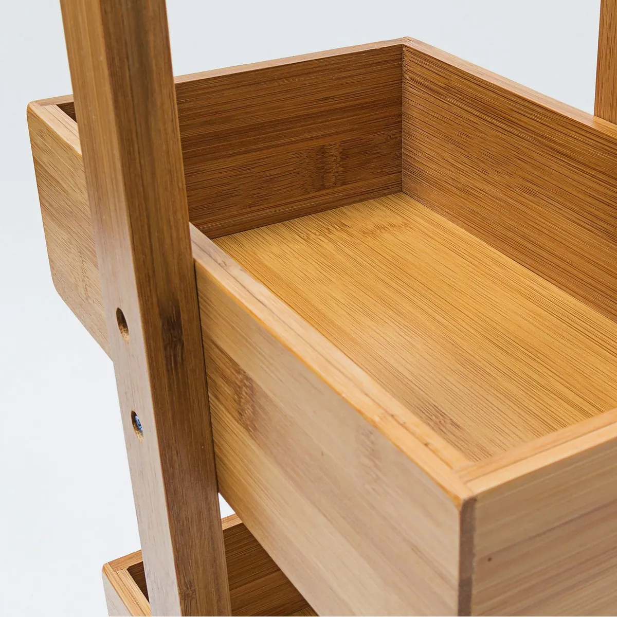 Relaxdays Badregal Bambus, 4 Fächer für optimale Raumnutzung 5