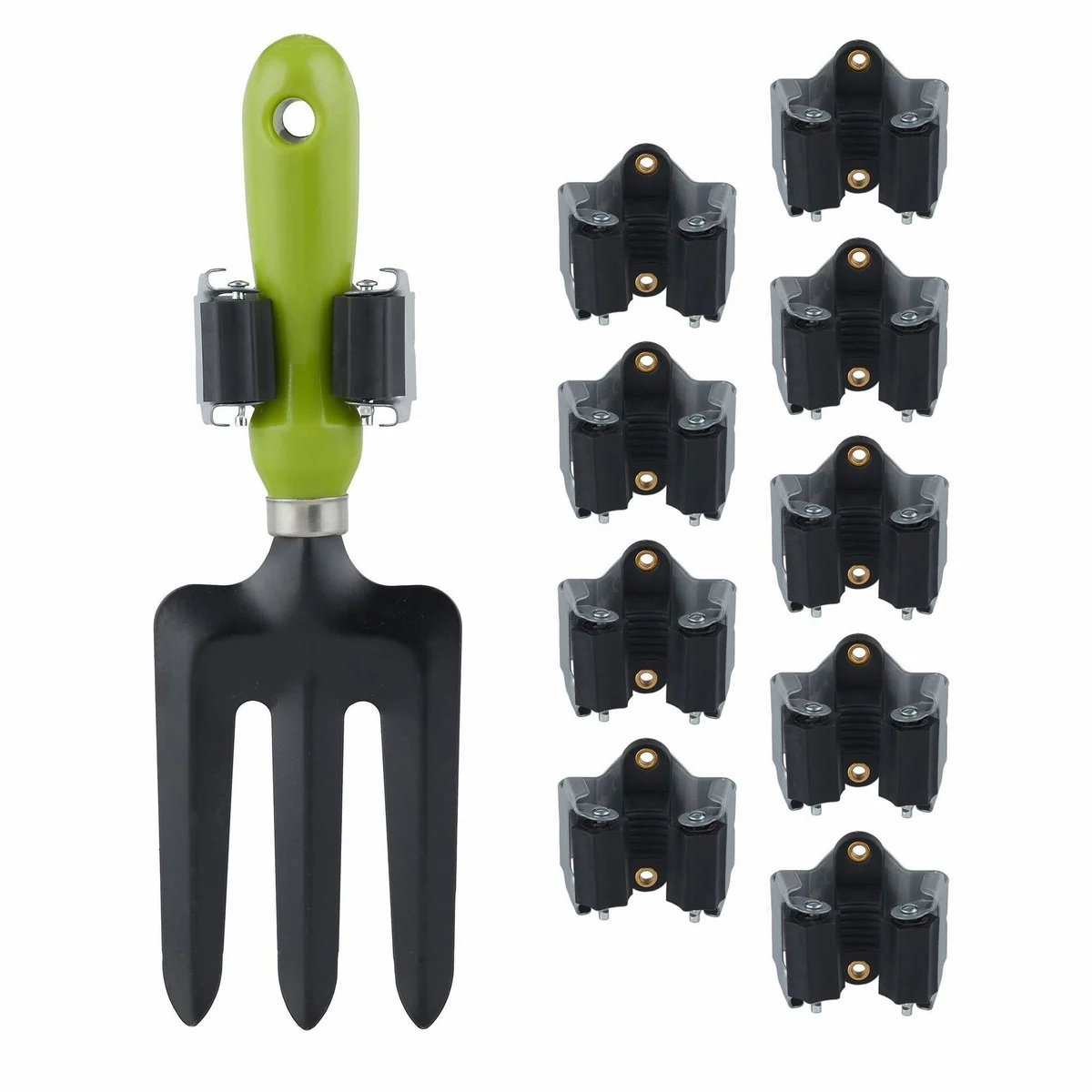 Relaxdays Gerätehalter 10er Set, für Ordnung in Garage und Abstellraum
