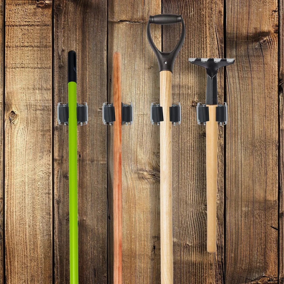 Relaxdays Gerätehalter 10er Set, für Ordnung in Garage und Abstellraum 5