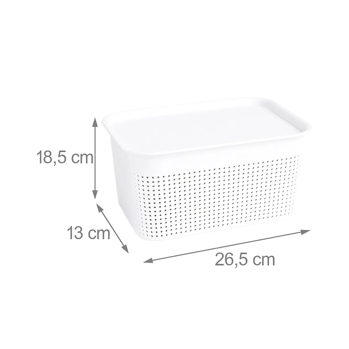Relaxdays Aufbewahrungsboxen 6er Set, stapelbar & mit Deckel 4