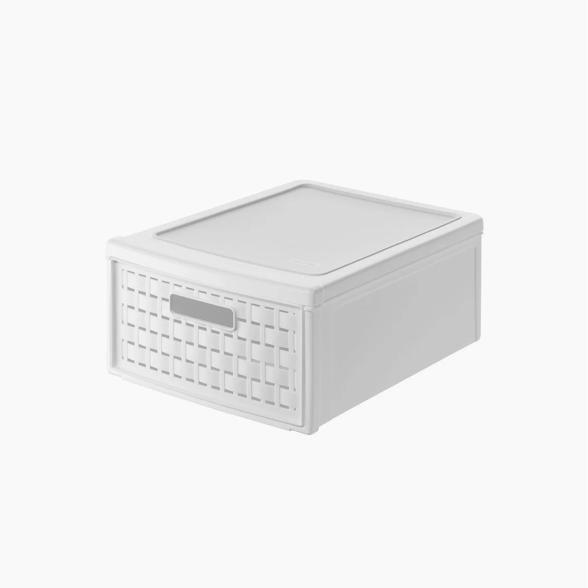 Rotho COUNTRY Schubladenbox, stapelbar, Rattan-Optik, 8.3l