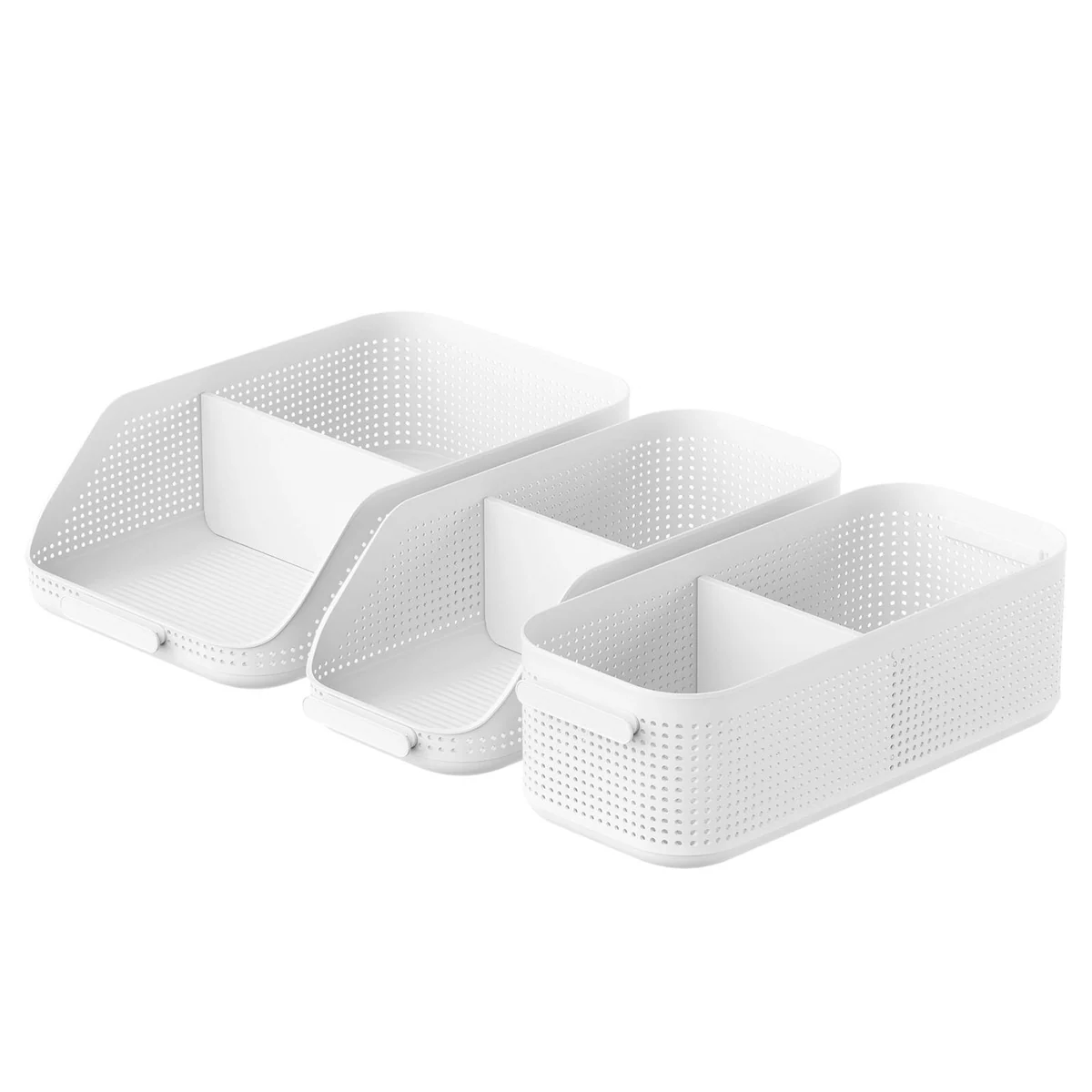 Rotho WOP Organizer Set, platzsparend, stapelbar, flexibel anpassbar