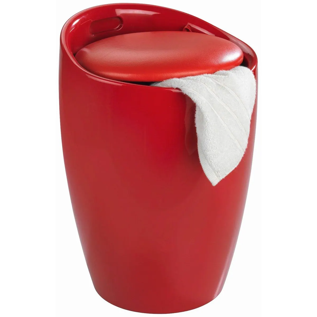 Wenko Badhocker Candy, herausnehmbarer Wäschesack 20l, platzsparend, vielseitig, modern 2