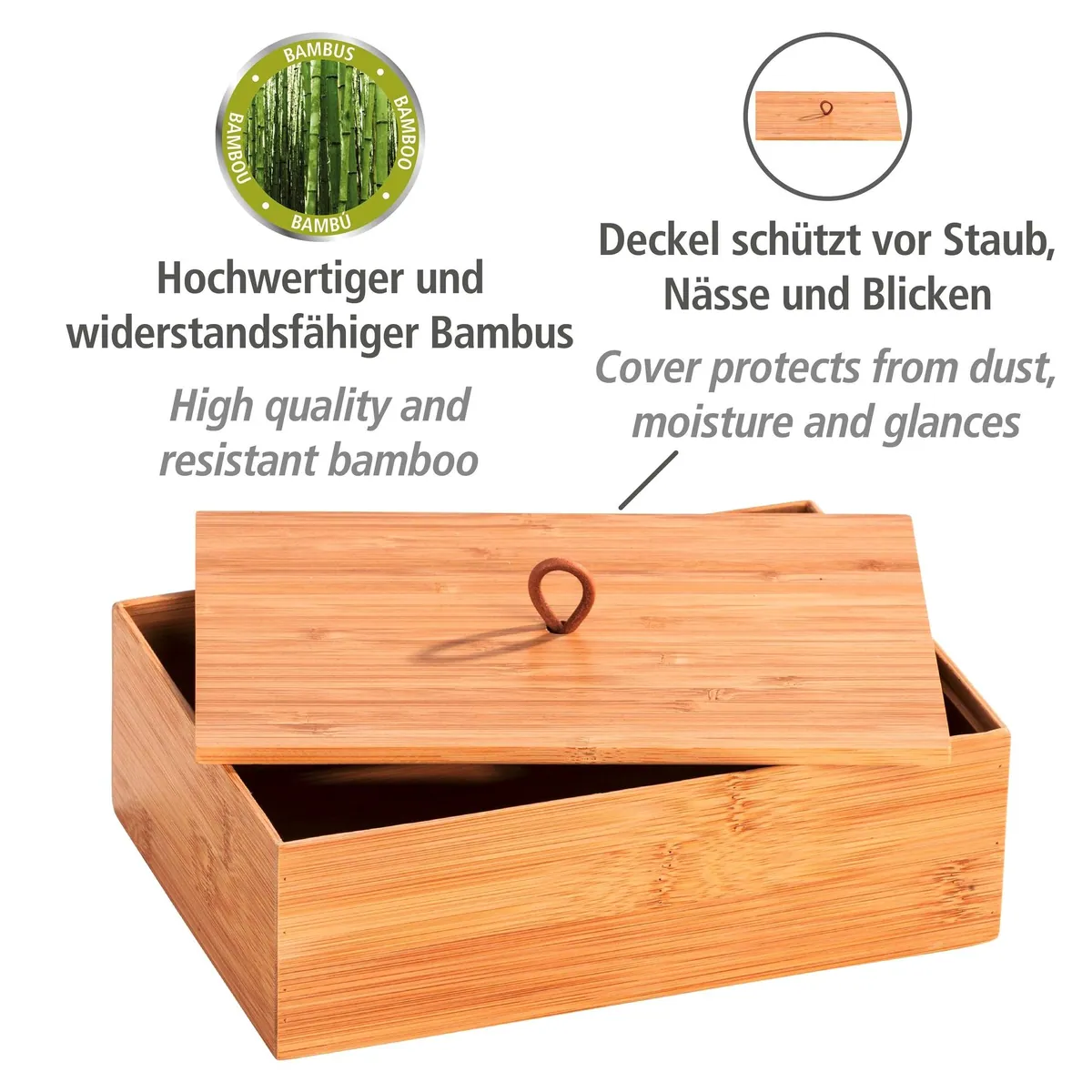 Wenko Terra Aufbewahrungsbox, mit Deckel und praktischer Schlaufe 3