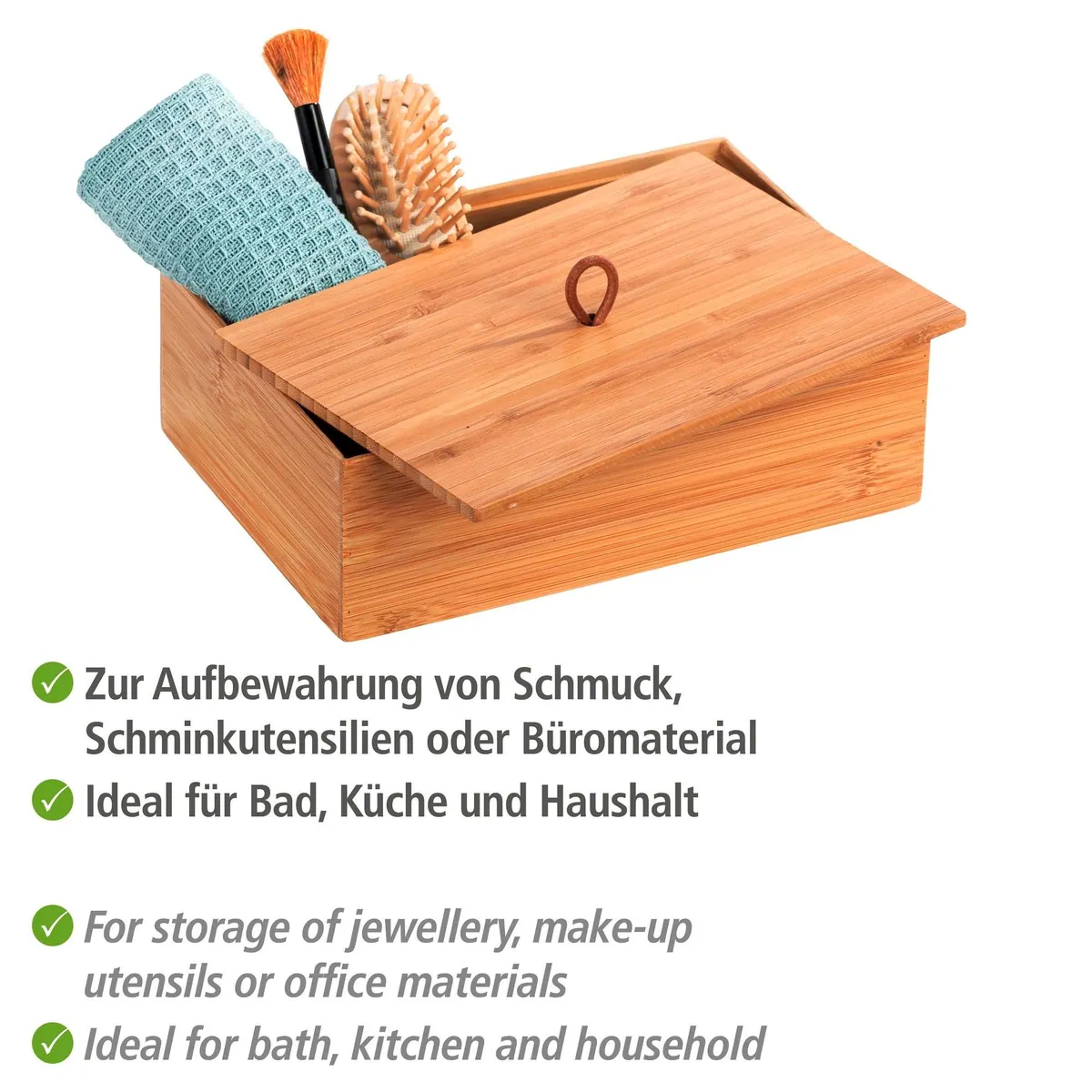 Wenko Terra Aufbewahrungsbox, mit Deckel und praktischer Schlaufe 4